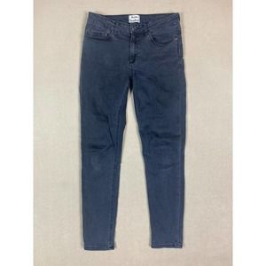 Acne Studios Jeans Adult 28/32 Black Skin Rocca Skinny Low Rise Womens